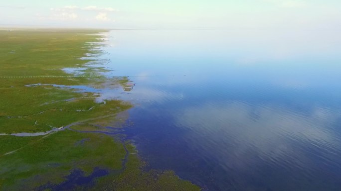 青海湖仙女湾航拍