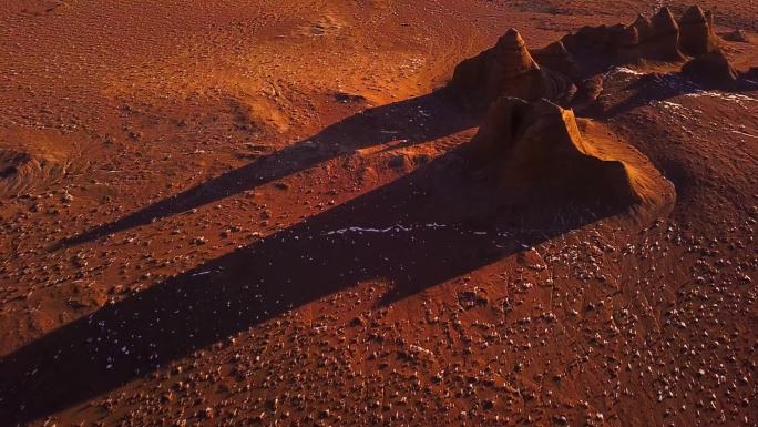 西部山脉火星山延时摄影短视频素材