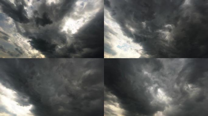 大雨前乌云变换4K