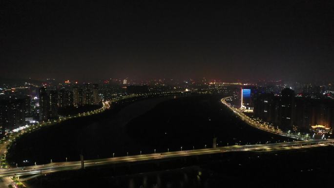 泉州江滨夜景晋江夜景江滨路-原片