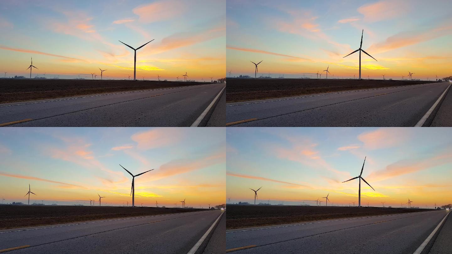 可再生能源发电厂风电场