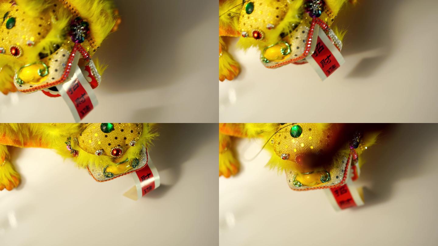 玩具中国传统舞狮玩偶