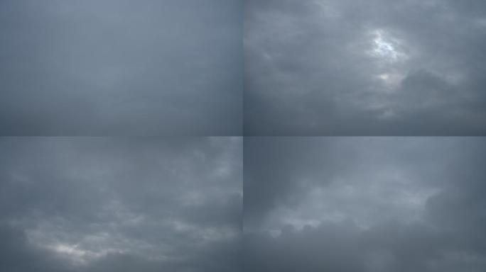 多云世界中云层的减时摄影