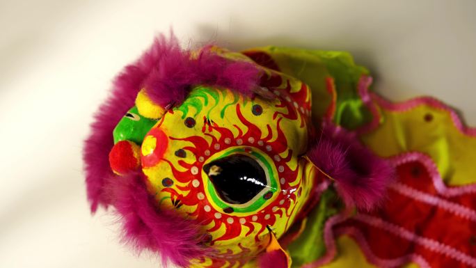 玩具中国传统舞狮手工艺工艺品