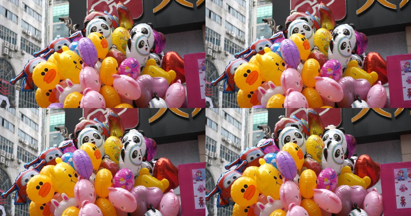 节日 街头 气球