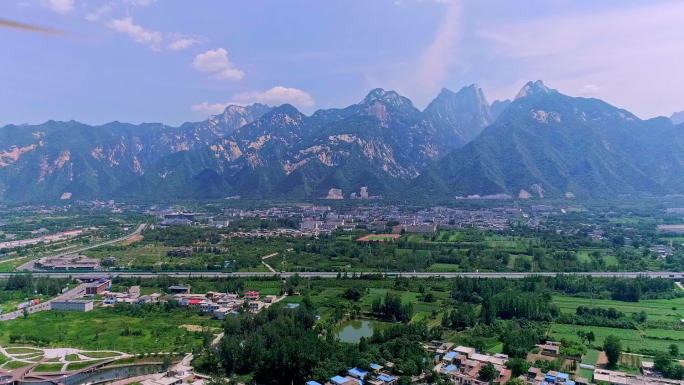 华阴 华山北面 华山 山村