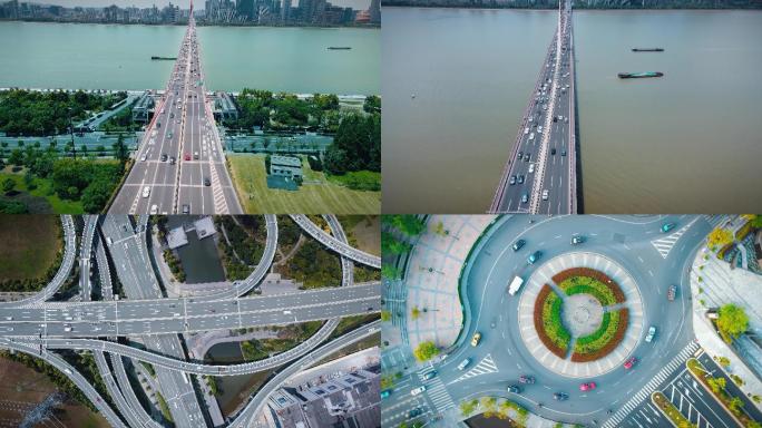 4K-城市交通（立交桥 高架 跨江大桥）