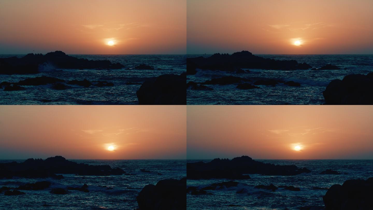 海上的日落海上的日落