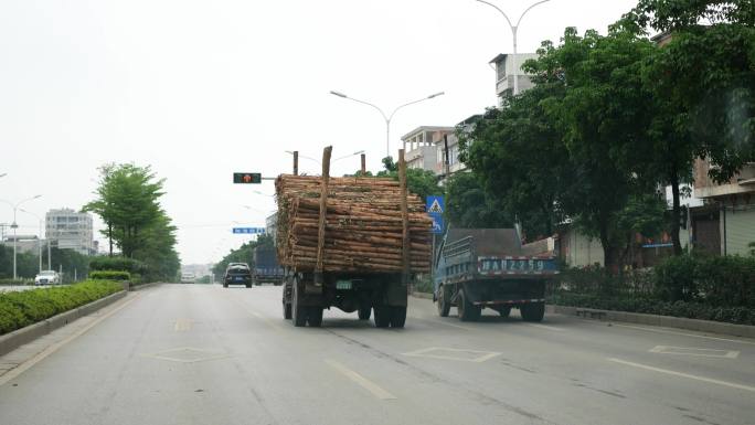 木材木头树木运输