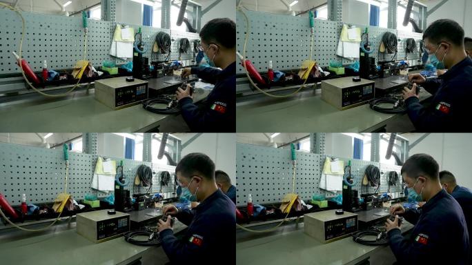 4k产业集聚区企业工业园工人操作B