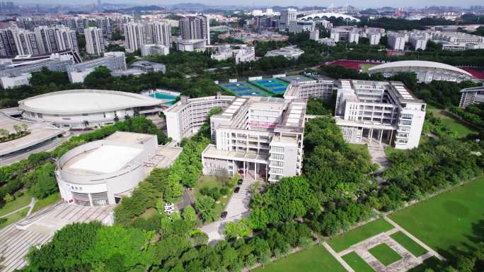 华南师范大学大学城校区航拍