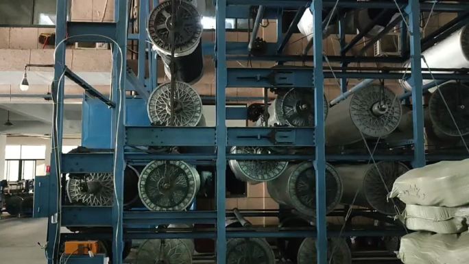 化纤厂纺织厂机经轴机械式自动横移仓库