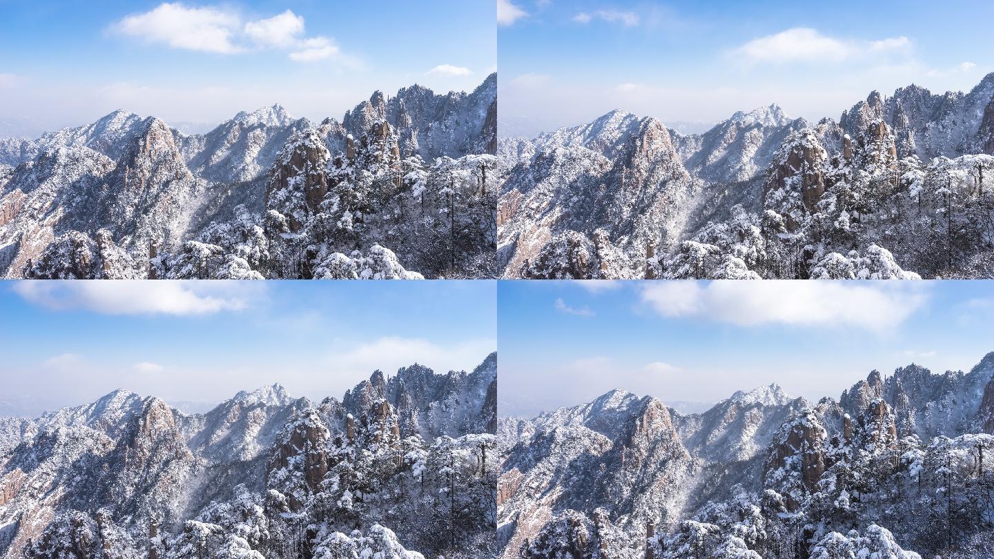 黄山雪景timelapse 4k