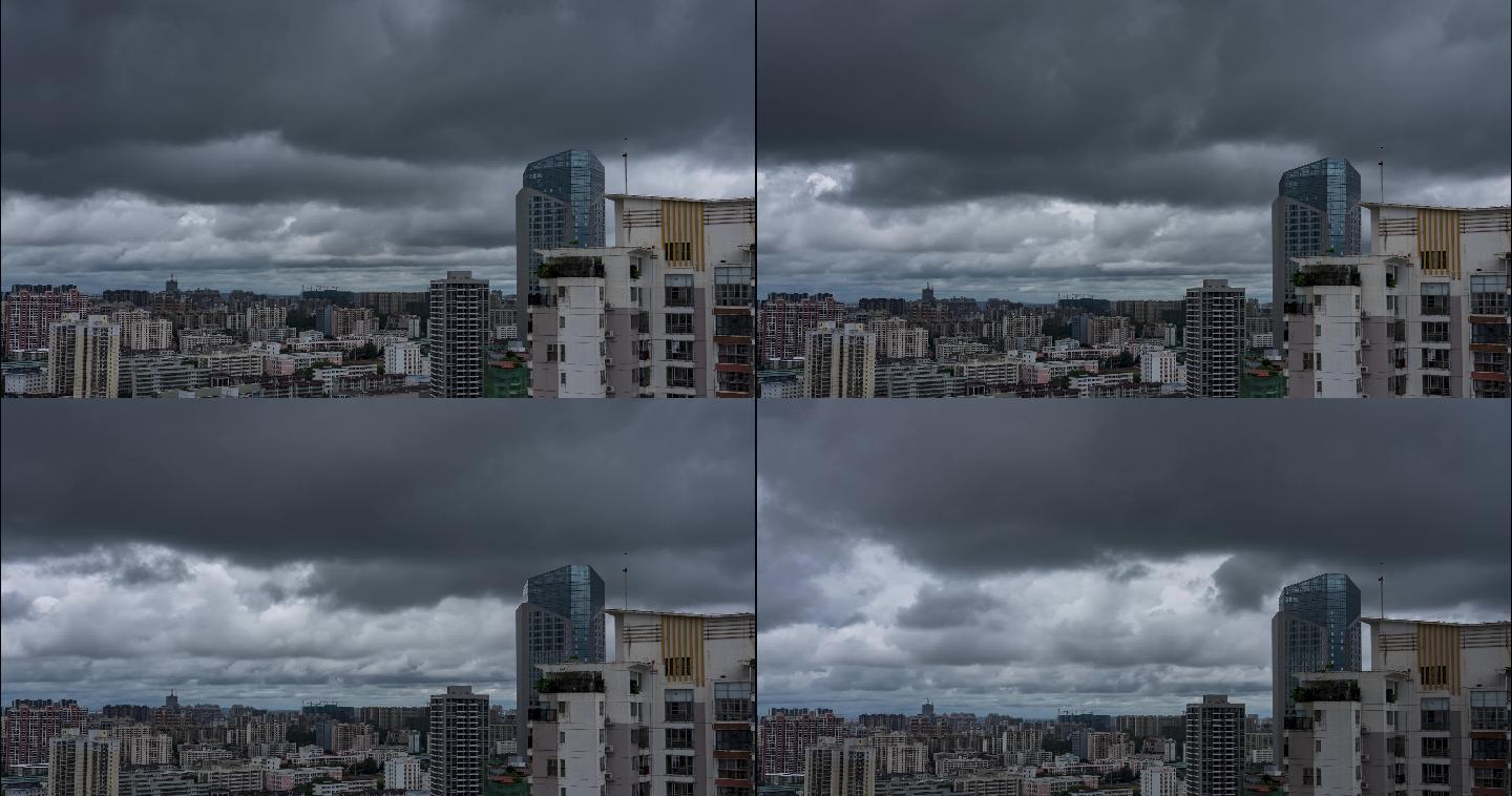 雨季城市天空-延时