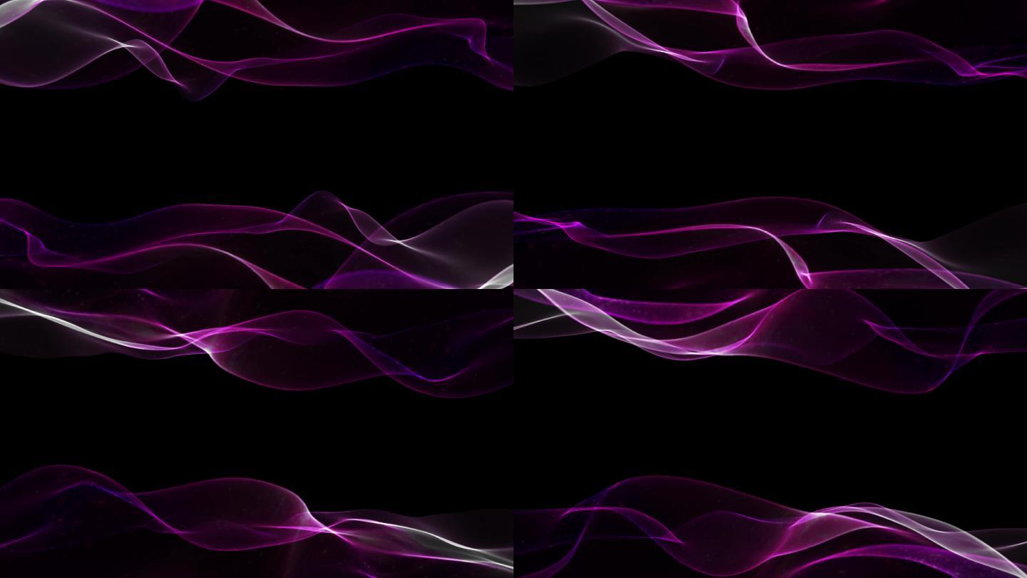 紫色丝绸流动