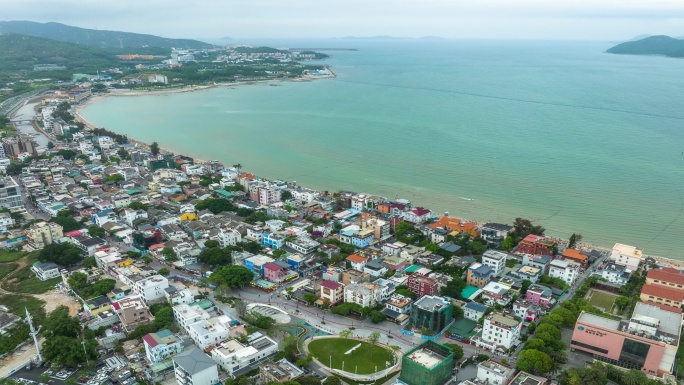 【正版4K素材】深圳大鹏较场尾航拍延时2