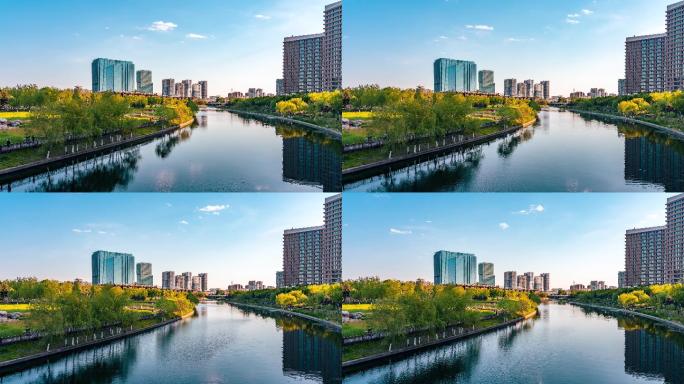 【8K】北京通州通惠河沿岸延时摄影