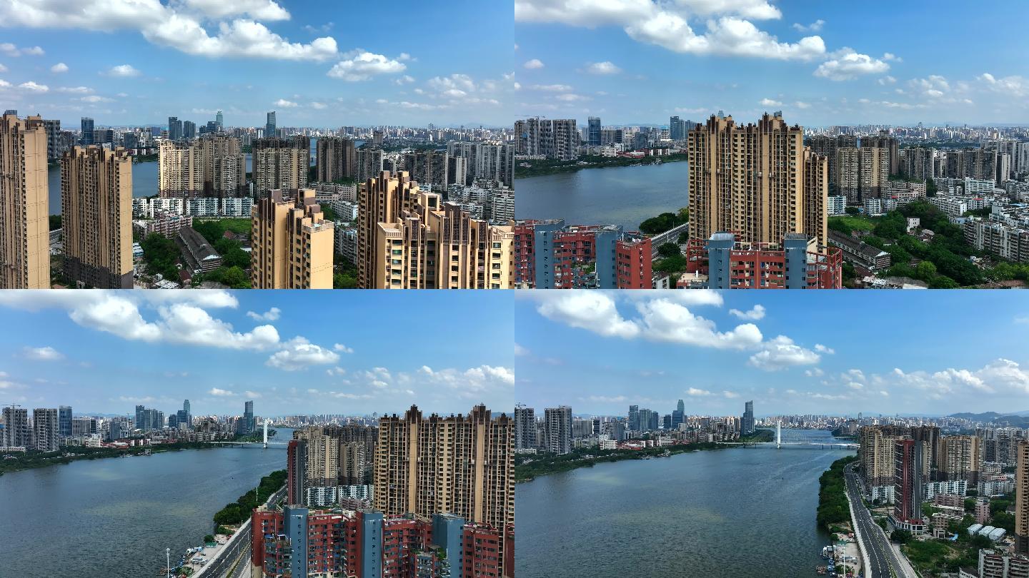 惠州惠城区航拍4k