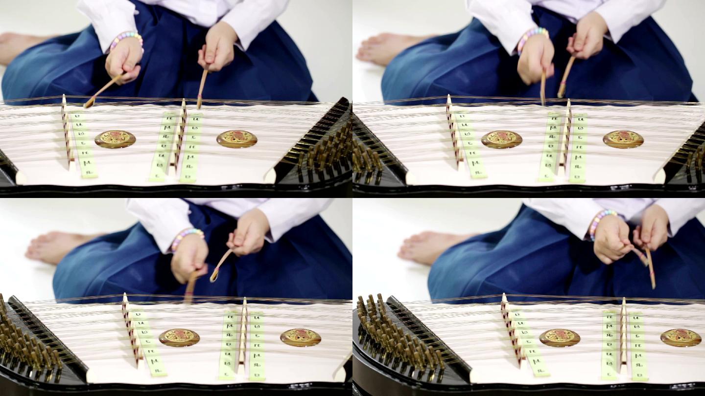 泰国木制扬琴乐器练习乐器