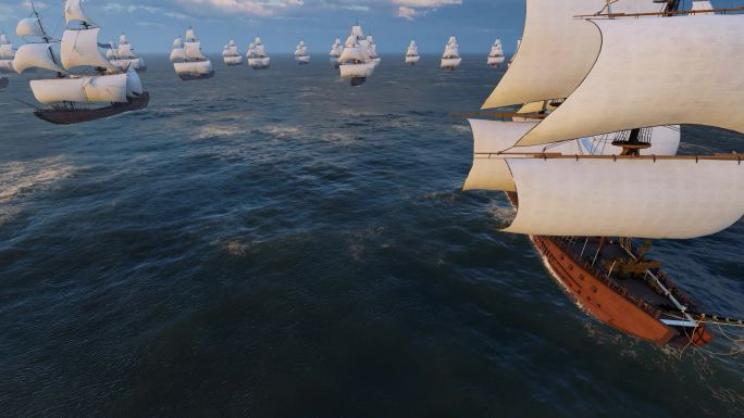 帆船 乘风破浪 古代海上丝绸之路 风帆