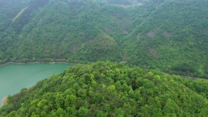 杭州临安柳溪江青山殿高坪渔村