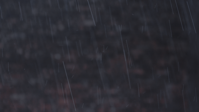 雨丝 雨水 雨滴 实拍