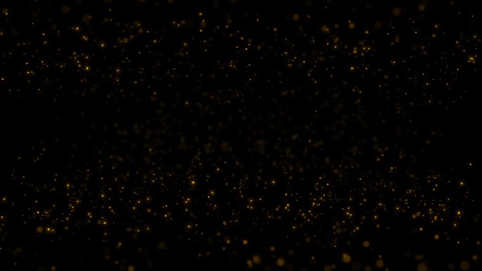 金色粒子背景动画4K