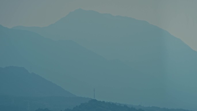 【原创】江西庐山西海风景区延时夕阳