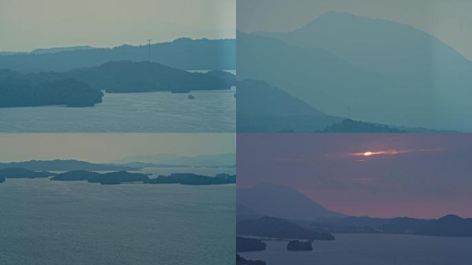 【原创】江西庐山西海风景区延时夕阳