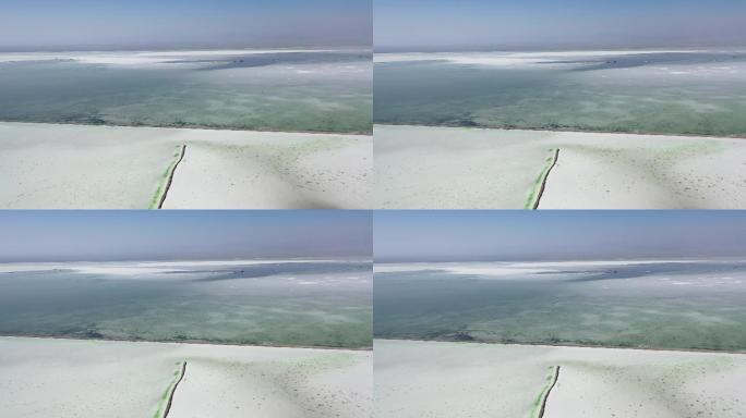 原创商用 青海乌兰县茶卡盐湖自然风光航拍