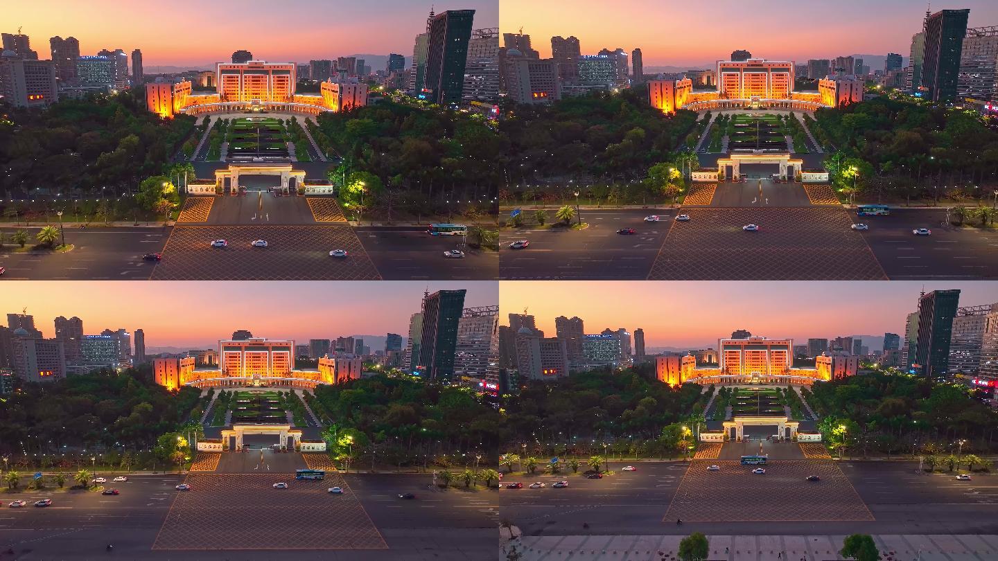 惠州市惠城区夜景航拍视频【原创素材】
