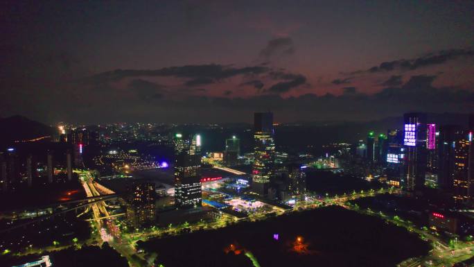 地铁北站夜景