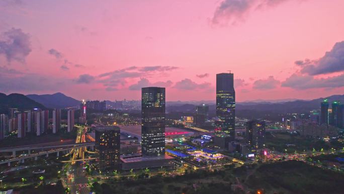 地铁北站夜景