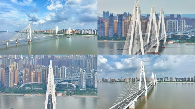 【45元】武汉二七长江大桥航拍 9组镜头