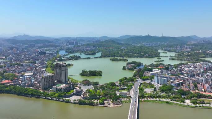 惠州市惠城区航拍视频【原创素材】