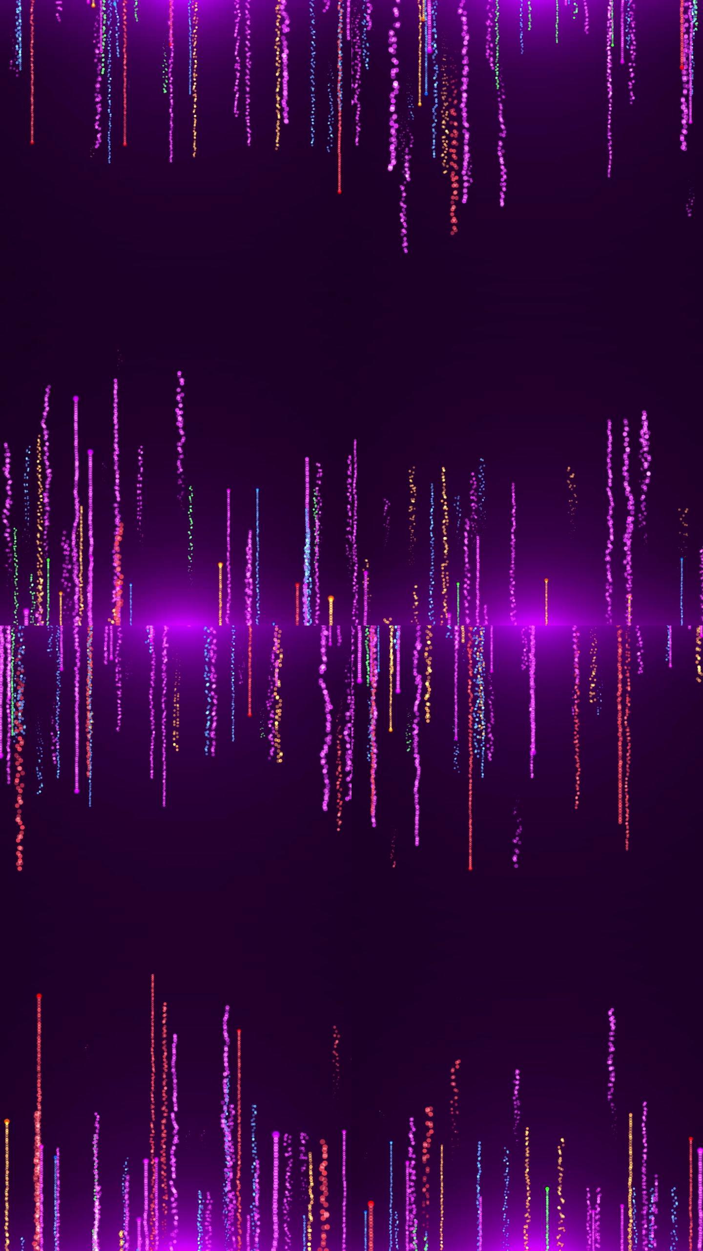 竖屏紫色粒子对流循环视频 1