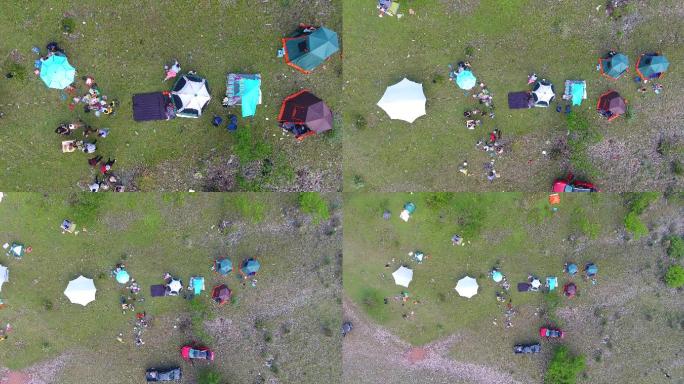 【原创4K视频】露营基地户外野营休闲户外