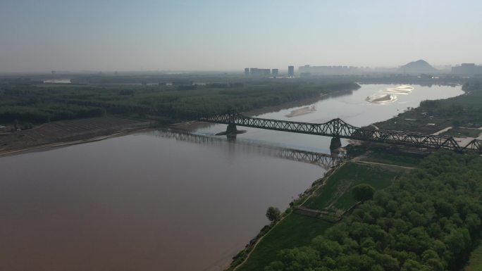 山东济南：百年沧桑泺口黄河铁路桥