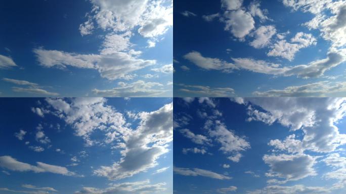 蓝 白云云彩白云悠悠蓝蓝的天上白云飘