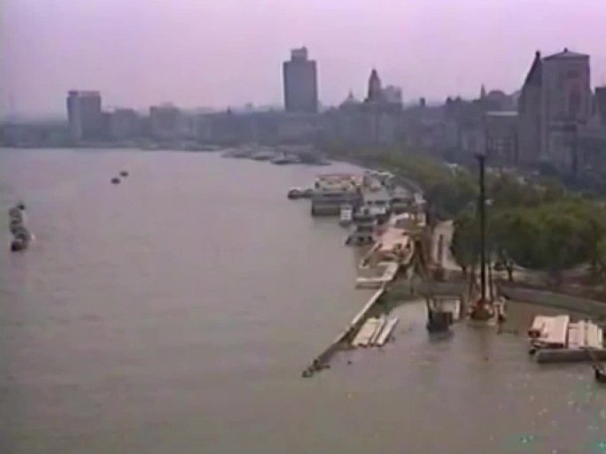 90年代上海航运 上海港