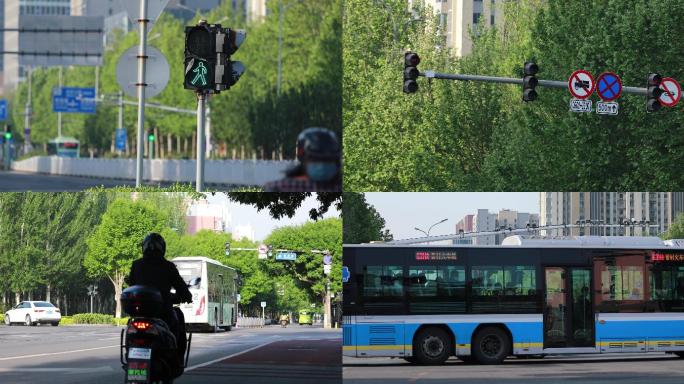 【4k素材】城市公交车/公共交通