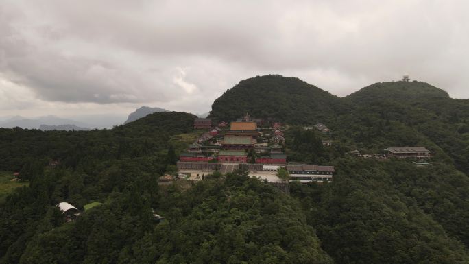 湖南 张家界 天门山 5A 景区 航拍