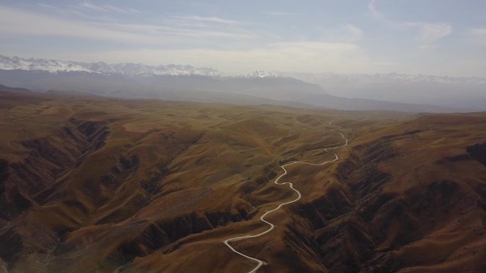 航拍新疆地貌