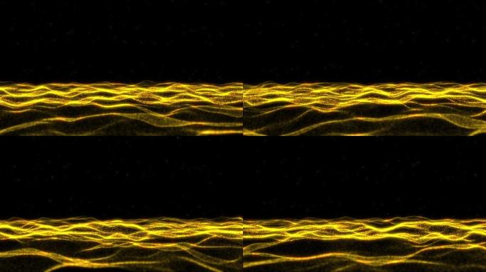 4K 金色粒子海浪2-2