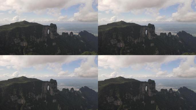 湖南 张家界 天门山 5A 景区 航拍