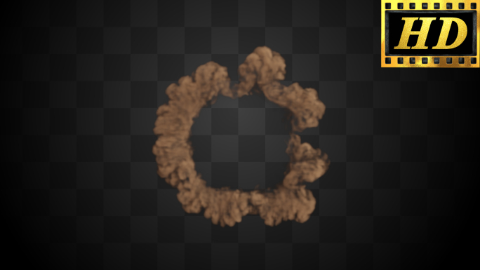 【通道】爆炸特效烟雾尘埃爆炸波爆炸圈