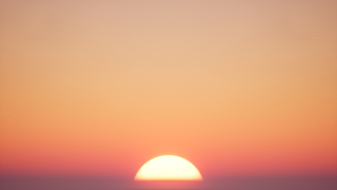 红日太阳升起长焦日出日落特写延时动画合集