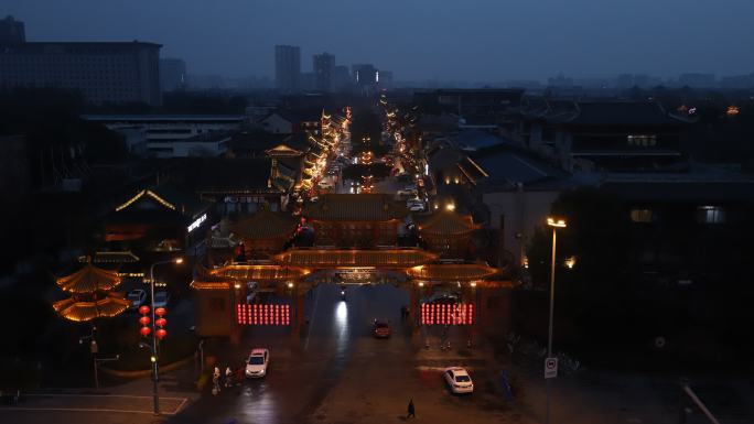 成都琴台路夜景延时