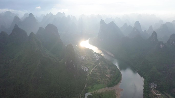 桂林山水航拍