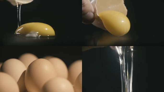打鸡蛋、鸡蛋、土鸡蛋、蛋液、蛋清、蛋壳